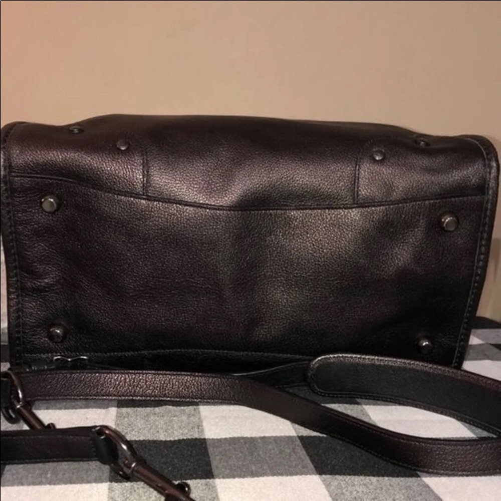 Coach Metallic Bronze Rhyder Large Satchel - Picture 6 of 15